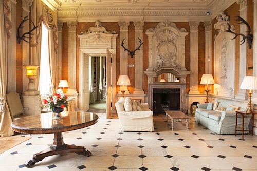 Ditchley saloon with antler trophies